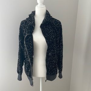 Leopard print hoodie